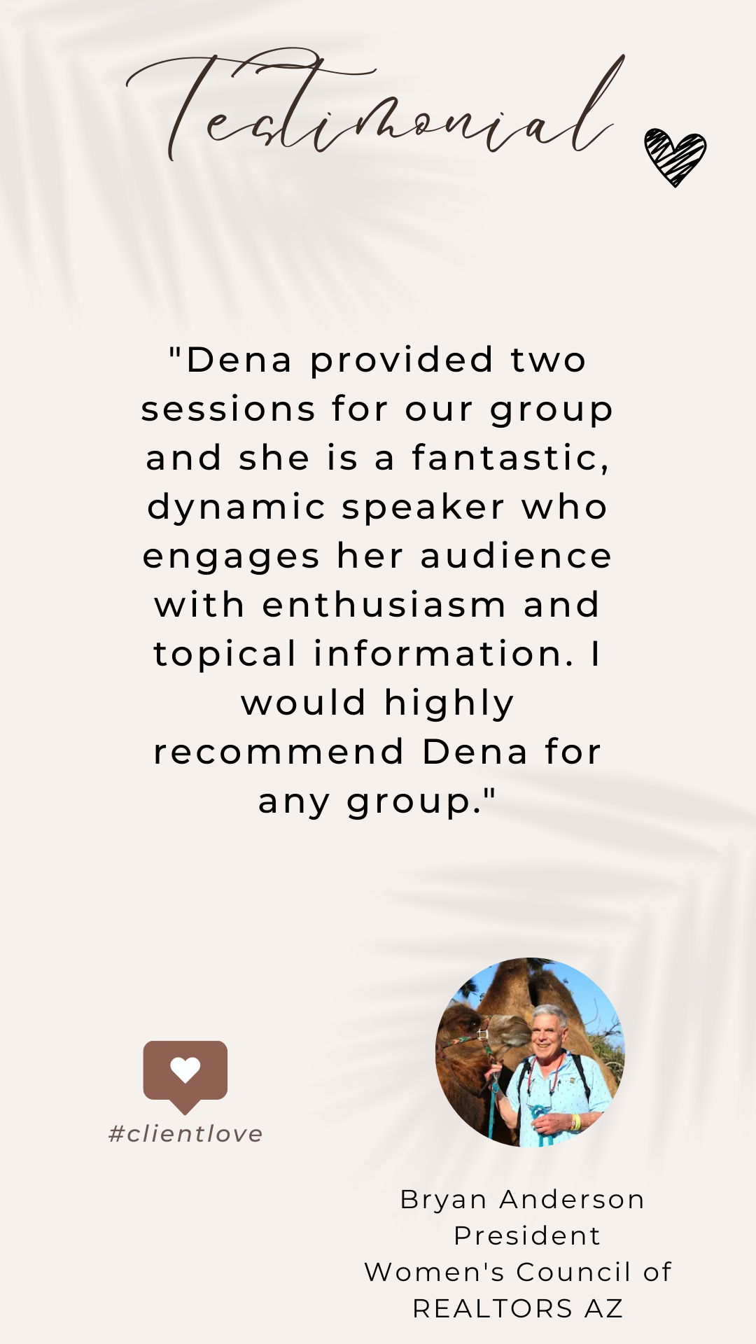 #clientlove Liz bryan